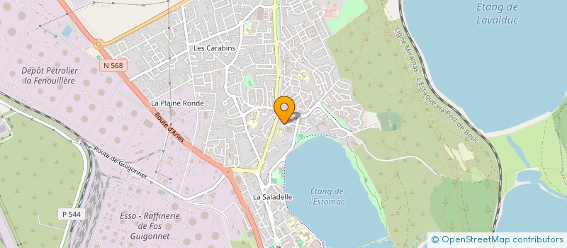 localisation de l'entreprise EVE EAU ET VIE POUR L ENVIRONNEMENT à FOS-SUR-MER