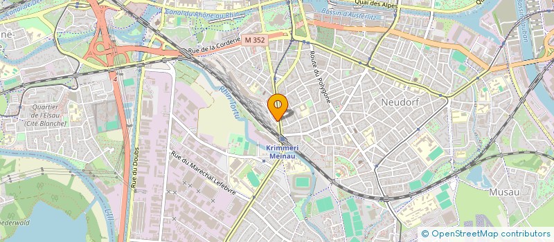 localisation de l'entreprise EVE ENERGIE à STRASBOURG