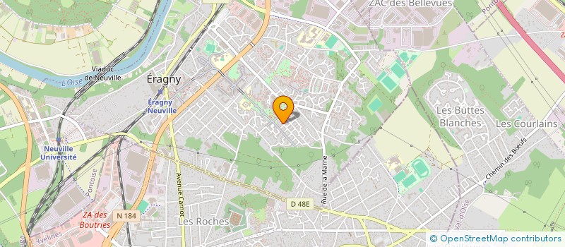 localisation de l'entreprise EVE INVESTISSEMENTS  ERAGNY