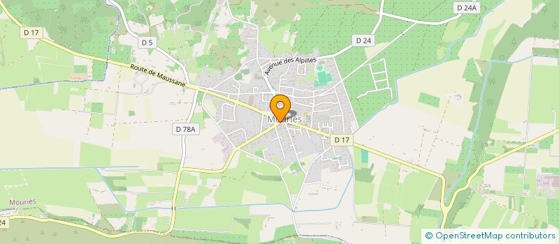 localisation de l'entreprise EVE-MARIE  MOURIES