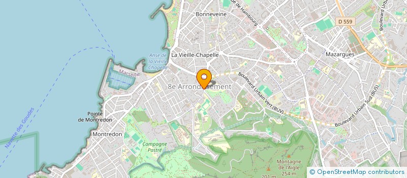 localisation de l'entreprise EVE'N à MARSEILLE