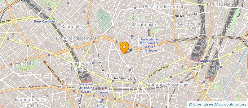 localisation de l'entreprise EVE PROD à PARIS