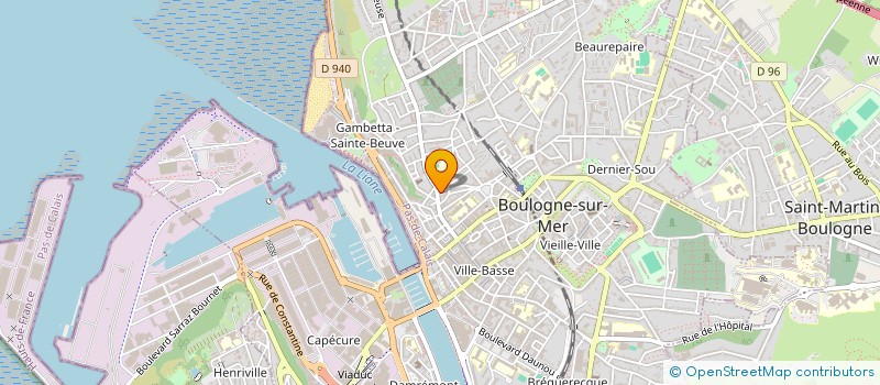 localisation de l'entreprise EVE Y DANSE à BOULOGNE-SUR-MER