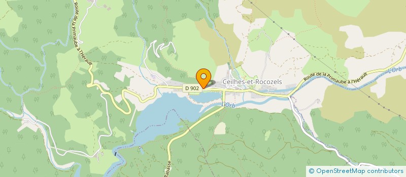 localisation de l'entreprise EVE Y LOU  CEILHES-ET-ROCOZELS