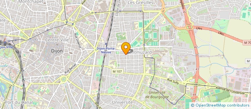 localisation de l'entreprise EVEA à DIJON