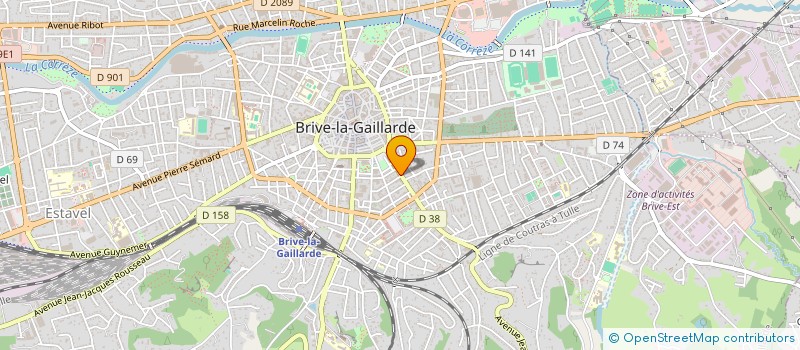 localisation de l'entreprise EVEA SOLAIRE  BRIVE-LA-GAILLARDE