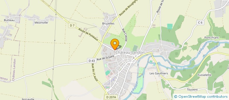 localisation de l'entreprise EVEA SYSTEMES à CHATEAU-LANDON