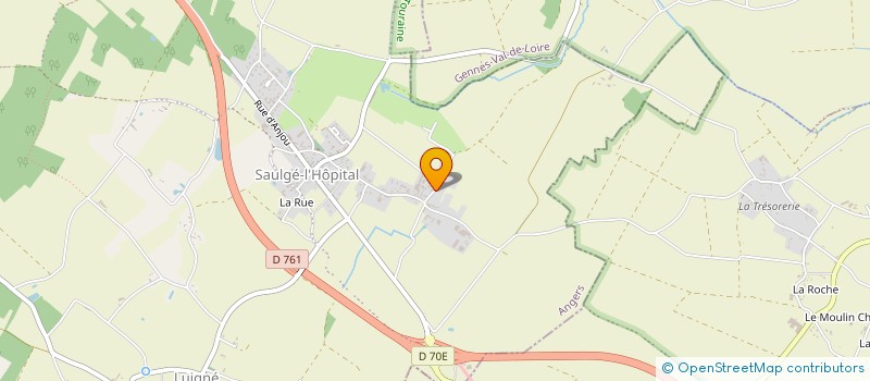 localisation de l'entreprise EVEAR EXTRACTION à BRISSAC LOIRE AUBANCE