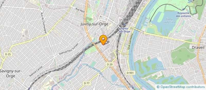 localisation de l'entreprise EVEBOUTIK à JUVISY SUR ORGE