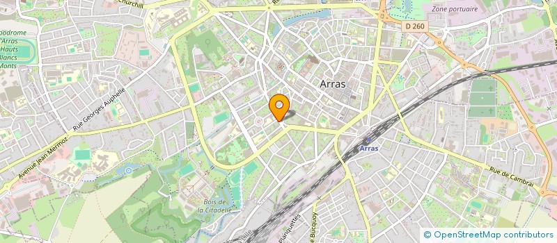 localisation de l'entreprise EVEC à ARRAS