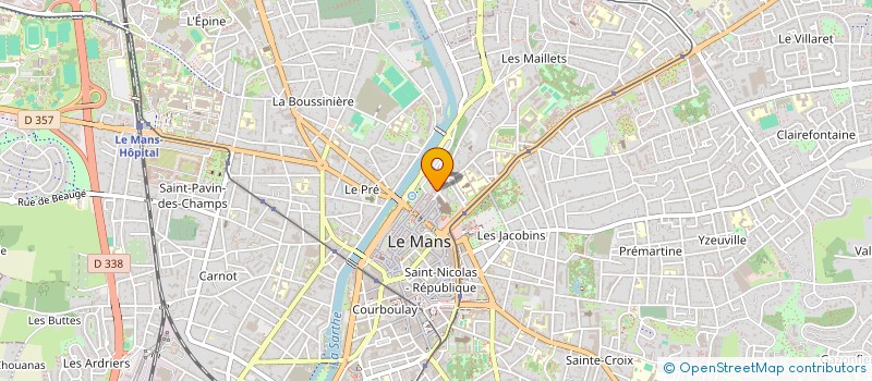 localisation de l'entreprise EVECHE à LE MANS