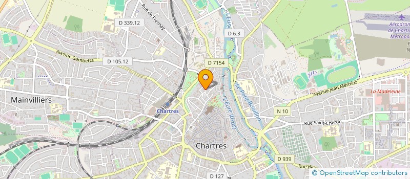 localisation de l'entreprise EVECHE DE CHARTRES à CHARTRES