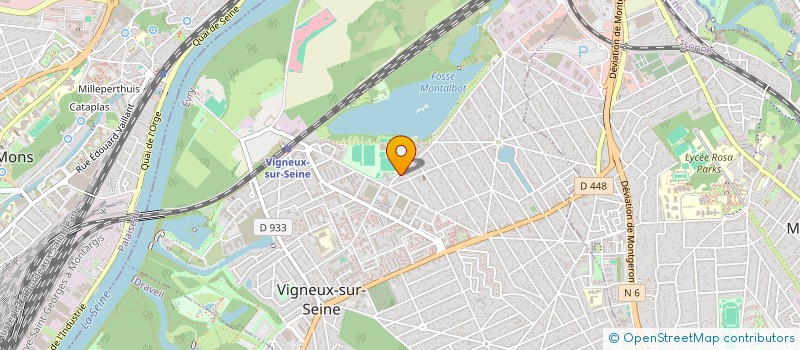 localisation de l'entreprise EVEDRUG à VIGNEUX-SUR-SEINE