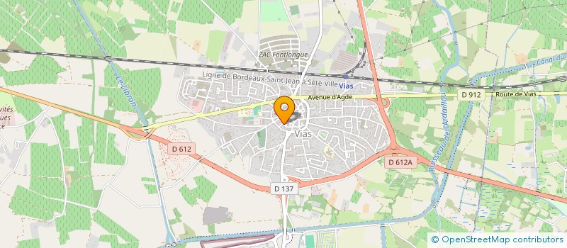 localisation de l'entreprise EVEEEV  VIAS