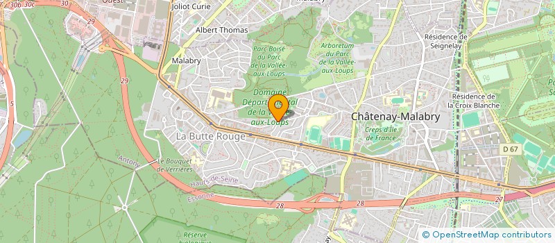 localisation de l'entreprise EVEESION CONSULTING  CHATENAY-MALABRY