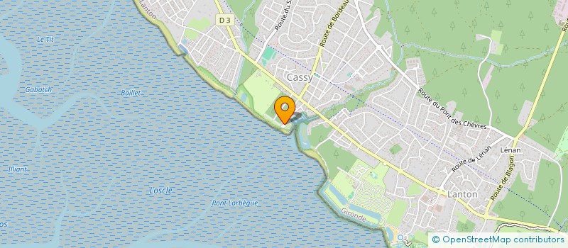 localisation de l'entreprise EVEHERMIDE  LANTON