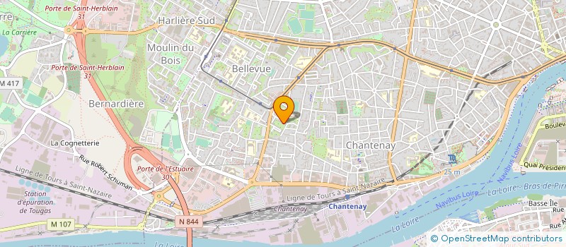 localisation de l'entreprise EVEIL  NANTES