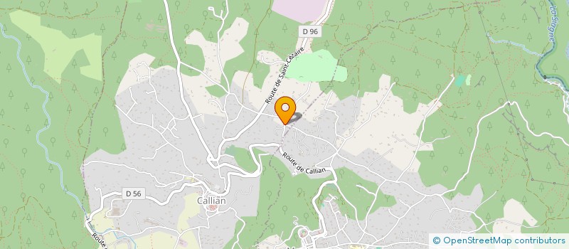 localisation de l'entreprise EVEIL à CALLIAN