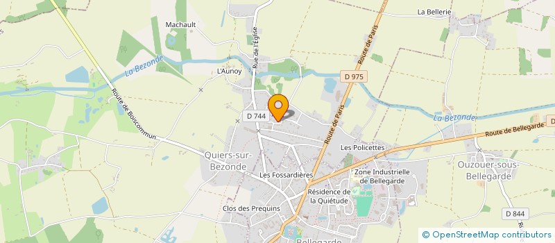 localisation de l'entreprise EVEIL&BEBE à QUIERS-SUR-BEZONDE