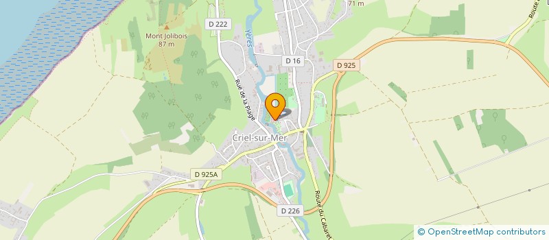 localisation de l'entreprise EVEIL  BIODIVERSITE CRIEL  CRIEL-SUR-MER