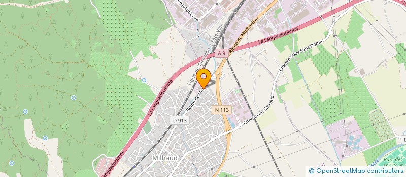 localisation de l'entreprise EVEIL&CO  MILHAUD