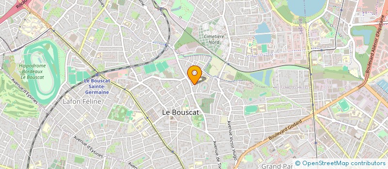 localisation de l'entreprise EVEIL CORPOREL VOLONTAIRE BOUSCATAIS à LE BOUSCAT