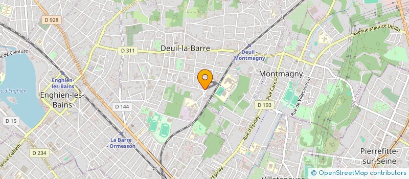 localisation de l'entreprise EVEIL DECOUVERTE ET APPRENTISSAGE à DEUIL-LA-BARRE