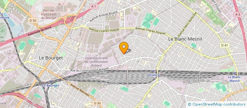 localisation de l'entreprise EVEIL DES CAPACITES PAR L'HYPNOSE ET SES OUTILS à DRANCY