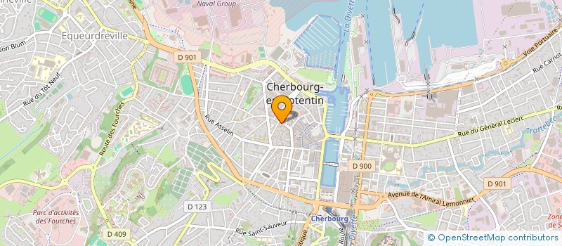 localisation de l'entreprise EVEIL DES SENS à CHERBOURG-EN-COTENTIN
