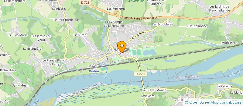 localisation de l'entreprise EVEIL DES SENS à OUDON