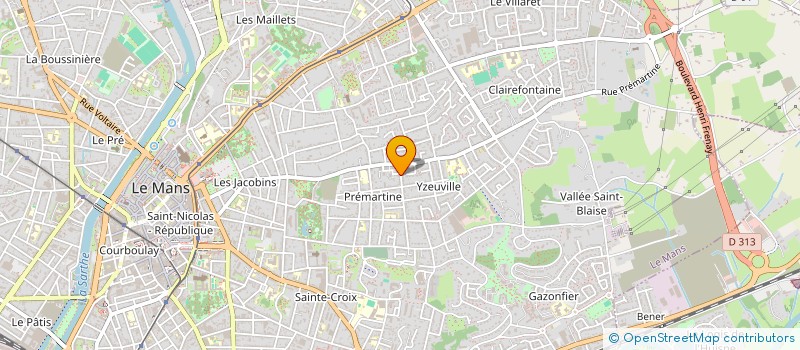 localisation de l'entreprise EVEIL DES SENS  LE MANS