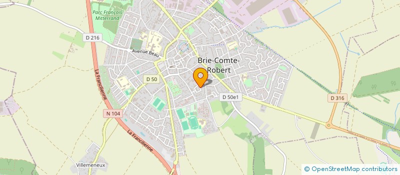 localisation de l'entreprise EVEIL & ESSOR à BRIE-COMTE-ROBERT