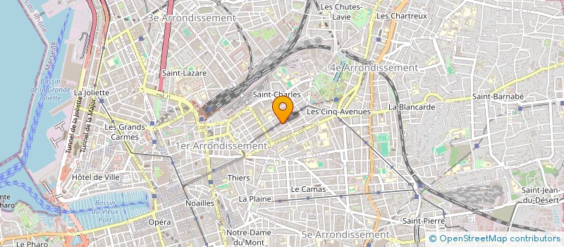localisation de l'entreprise EVEIL ET COMMUNICATION à MARSEILLE