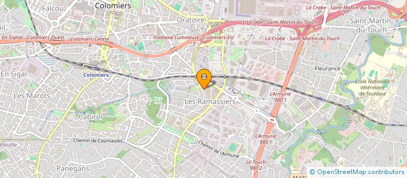localisation de l'entreprise EVEIL ET DOUCEUR à COLOMIERS