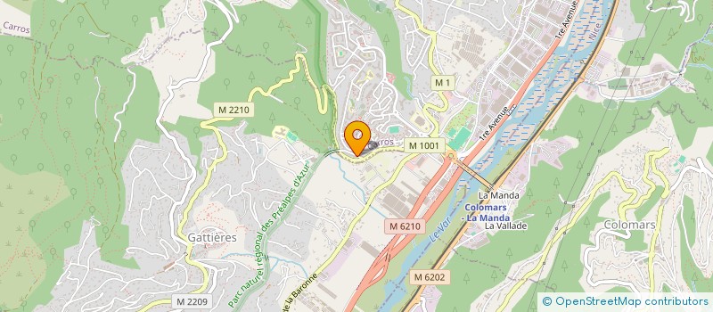 localisation de l'entreprise EVEIL ET ENVOL à CARROS