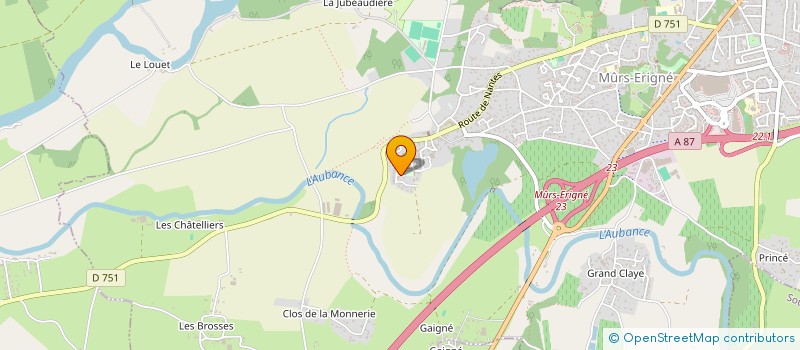 localisation de l'entreprise EVEIL ET MOI à MURS-ERIGNE