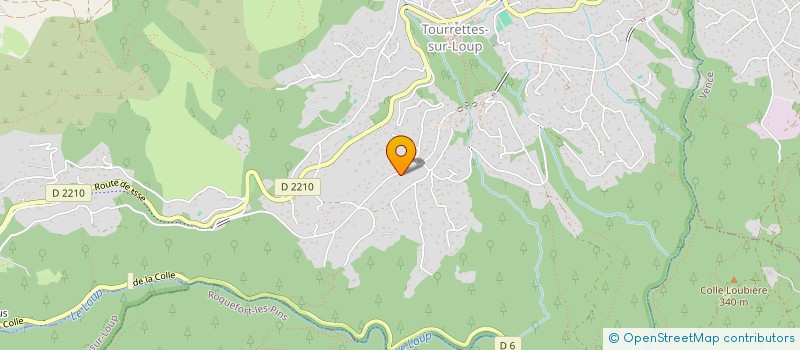 localisation de l'entreprise EVEIL&FINANCES à TOURRETTES-SUR-LOUP