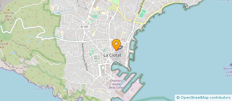 localisation de l'entreprise EVEIL FLAMENCO Y MAS  LA CIOTAT