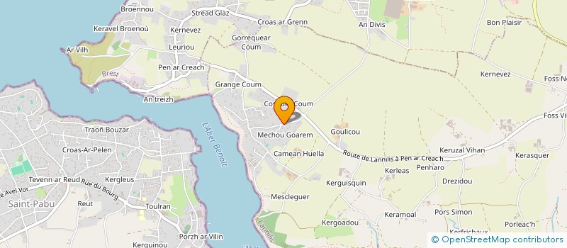 localisation de l'entreprise EVEIL JARDIN à LANNILIS