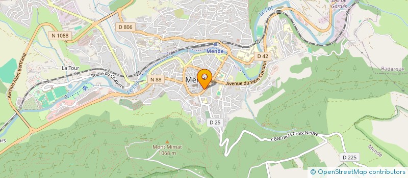 localisation de l'entreprise EVEIL MENDOIS à MENDE