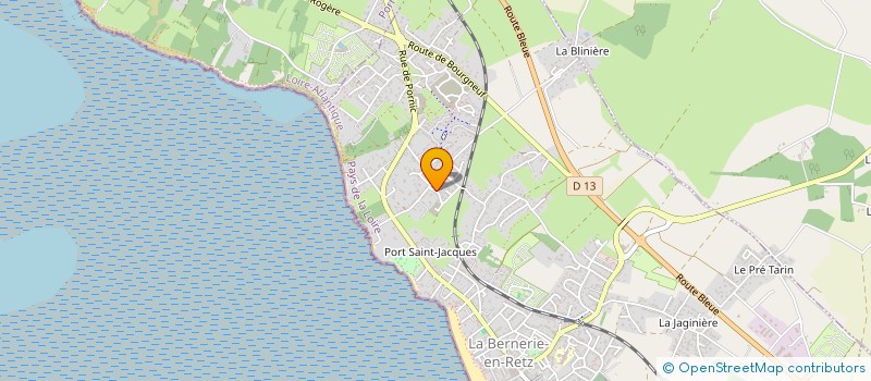 localisation de l'entreprise EVEIL MULTIDANSES à LA BERNERIE-EN-RETZ