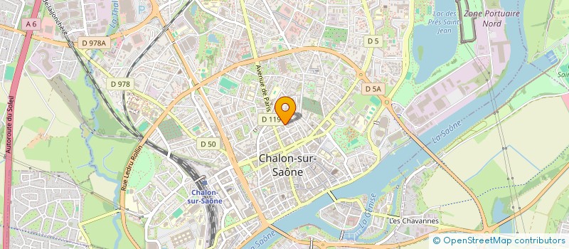 localisation de l'entreprise EVEIL MUSICAL CHALONNAIS à CHALON-SUR-SAONE