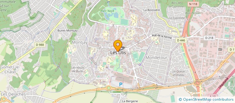 localisation de l'entreprise EVEIL MUSICAL ULISSIEN à LES ULIS
