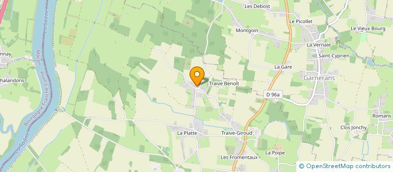 localisation de l'entreprise EVEIL NATURE  SAINT-DIDIER-SUR-CHALARONNE