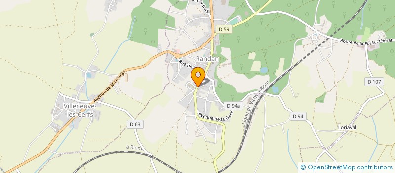 localisation de l'entreprise EVEIL RANDANNAIS à RANDAN