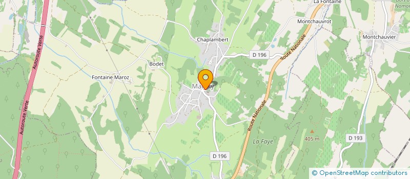 localisation de l'entreprise EVEIL SELLIEROIS à SELLIERES