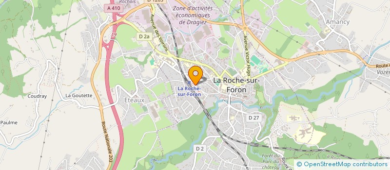 localisation de l'entreprise EVEIL SPORTIF  LA ROCHE-SUR-FORON