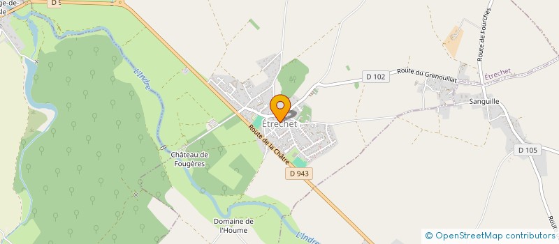 localisation de l'entreprise EVEIL SPORTIF D ETRECHET à ETRECHET