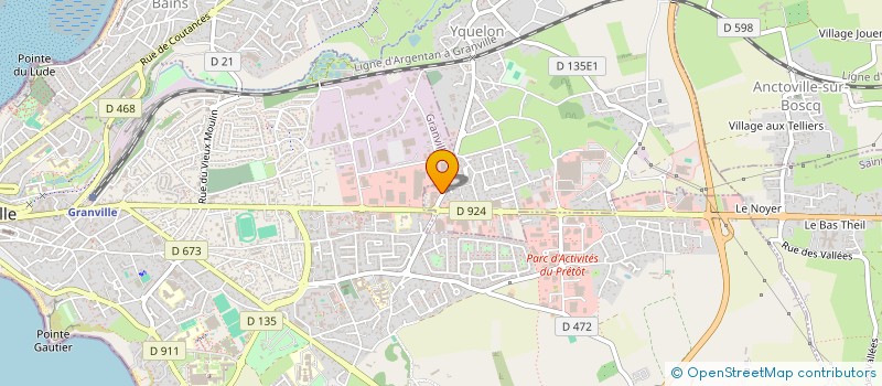 localisation de l'entreprise EVEIL TES SENS  YQUELON