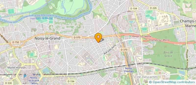 localisation de l'entreprise EVEIL & VIE  NOISY-LE-GRAND